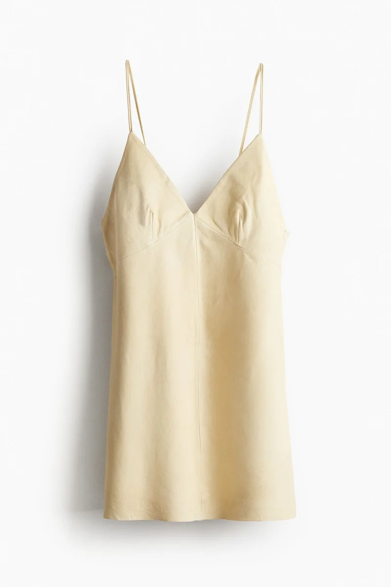 H&M Leather mini dress